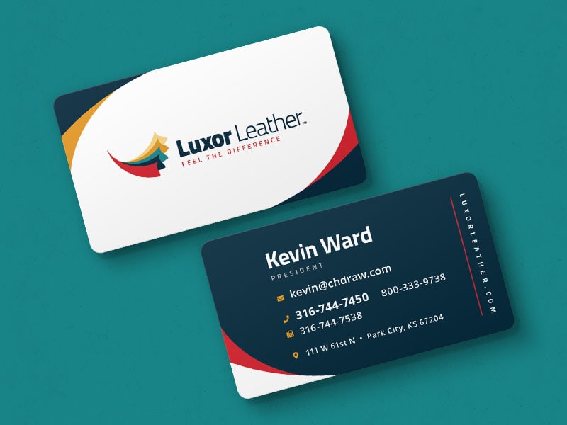 Luxor Leather Business Cards