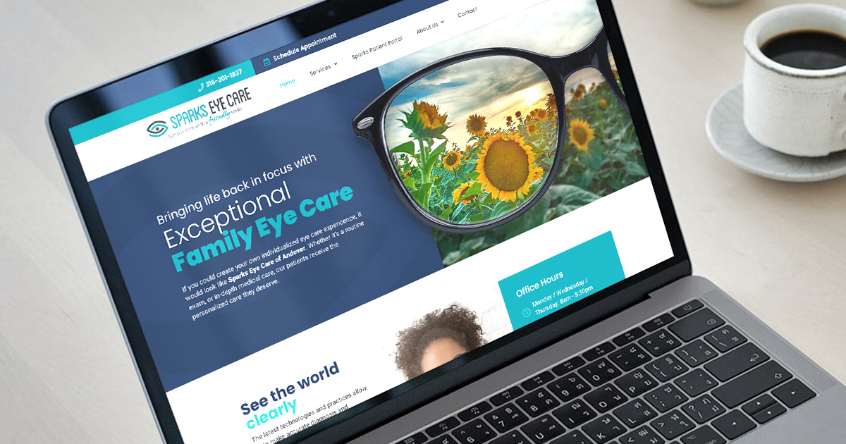 Wichita Website Design Sparks Eye Care Website